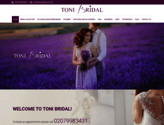 tonibridal.co.uk screenshot