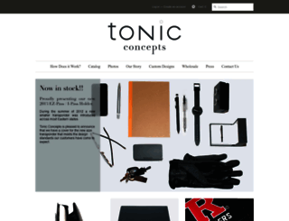 tonicconcepts.com screenshot