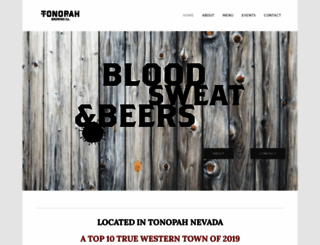 tonopahbrewing.com screenshot