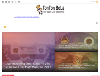 tontonbola.com screenshot