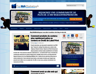 tonwebmarketing.fr screenshot