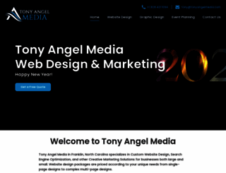 tonyangelmedia.com screenshot