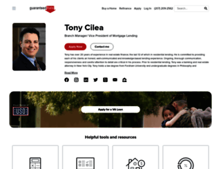 tonycilea.com screenshot