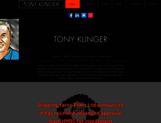 tonydklinger.com screenshot