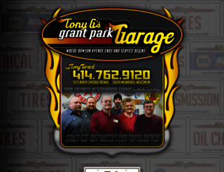 tonygsgrantparkgarage.com screenshot