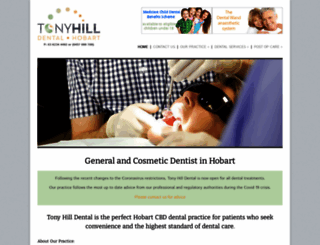tonyhilldental.com.au screenshot