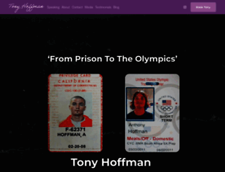 tonyhoffmanspeaking.com screenshot