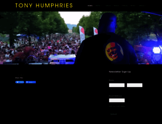 tonyhumphries.com screenshot