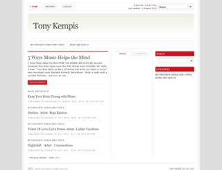 tonykempis.com screenshot
