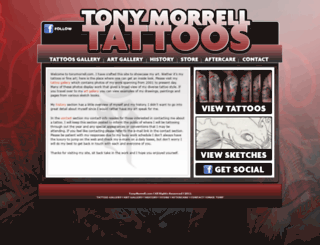 tonymorrell.com screenshot