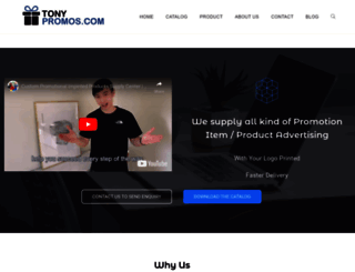 tonypromos.com screenshot