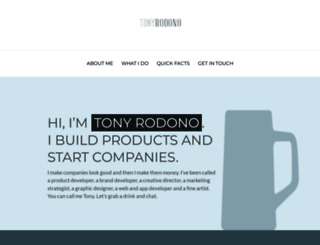tonyrodono.com screenshot