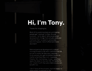 tonyrushblog.com screenshot