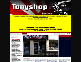 tonyshop.fr screenshot