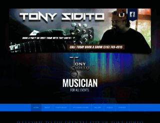 tonysidito.com screenshot