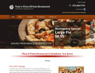 tonyspizza-pasta.com screenshot