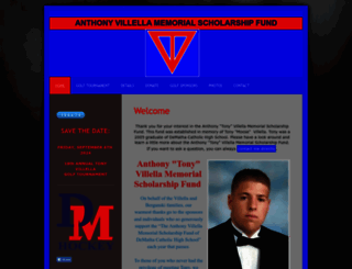 tonyvillellascholarshipfund.org screenshot