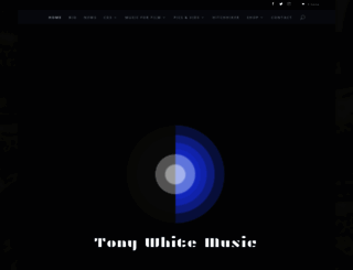 tonywhitemusic.com screenshot