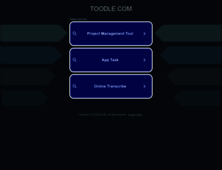 toodle.com screenshot