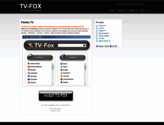 toolbar.tv-fox.com screenshot