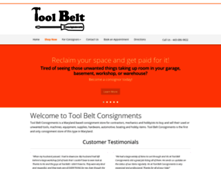 toolbeltconsignments.com screenshot