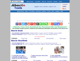 tools.abacin.com screenshot