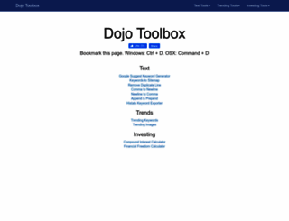 tools.dojo.cc screenshot