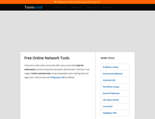 toolsvoid.com screenshot
