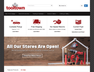 tooltown.ca screenshot