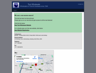 toolwholesale.co.za screenshot