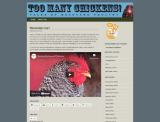 toomanychickens.net screenshot