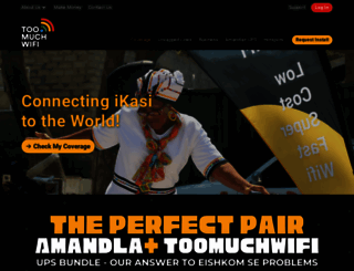 toomuchwifi.co.za screenshot