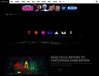 toonami.com screenshot