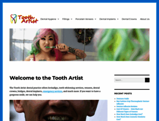 toothartist.com screenshot