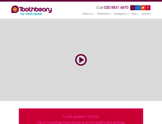 toothbeary.co.uk screenshot