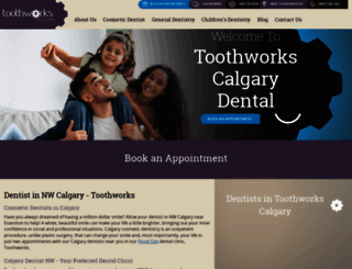 toothworkscalgary.com screenshot