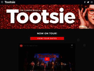 tootsiemusical.com screenshot