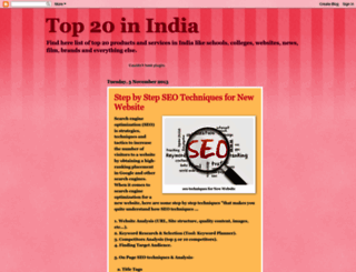 top-20-in-india.blogspot.in screenshot