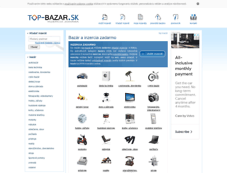 top-bazar.sk screenshot