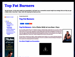 top-fat-burners.blogspot.com screenshot