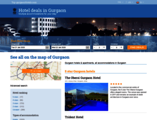 top-gurgaonhotels.com screenshot