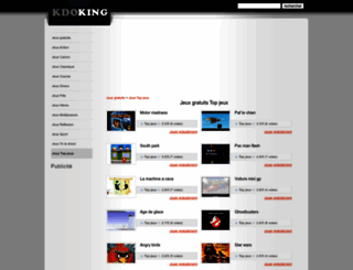 top-jeux.kdoking.com screenshot