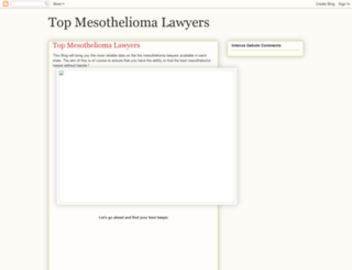 top-mesothelioma-lawyers.blogspot.com screenshot