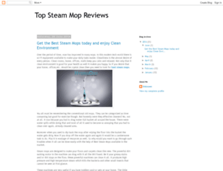 top-steam-mop.blogspot.com screenshot
