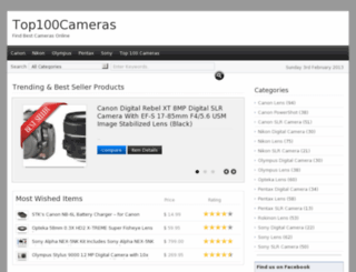 top100cameras.com screenshot