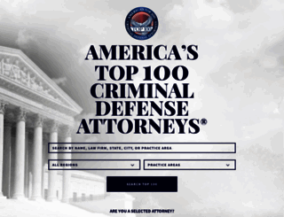 top100criminaldefenseattorneys.com screenshot