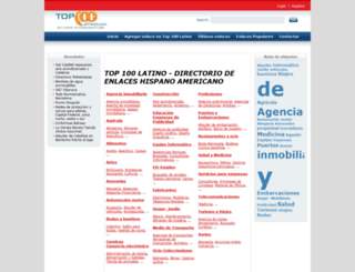 top100latino.com screenshot