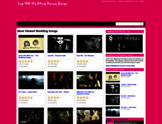 top100weddingdancesongs.com screenshot