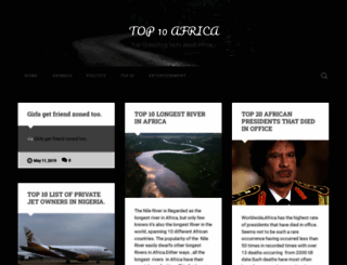 top10africa.wordpress.com screenshot