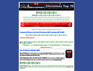top10christmas.co.uk screenshot